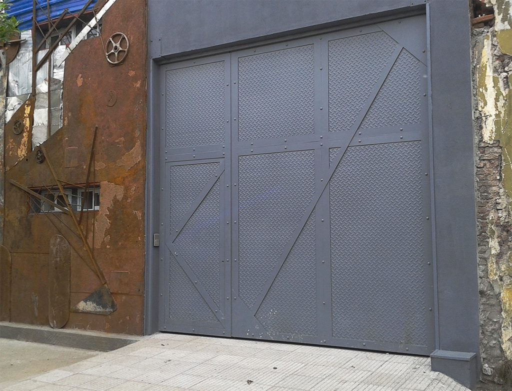 instalación de un portón